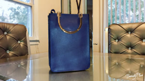Bluegan Leather Handbag